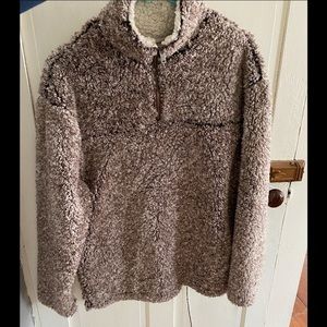 Purple Sherpa•Quarter Zip•XL